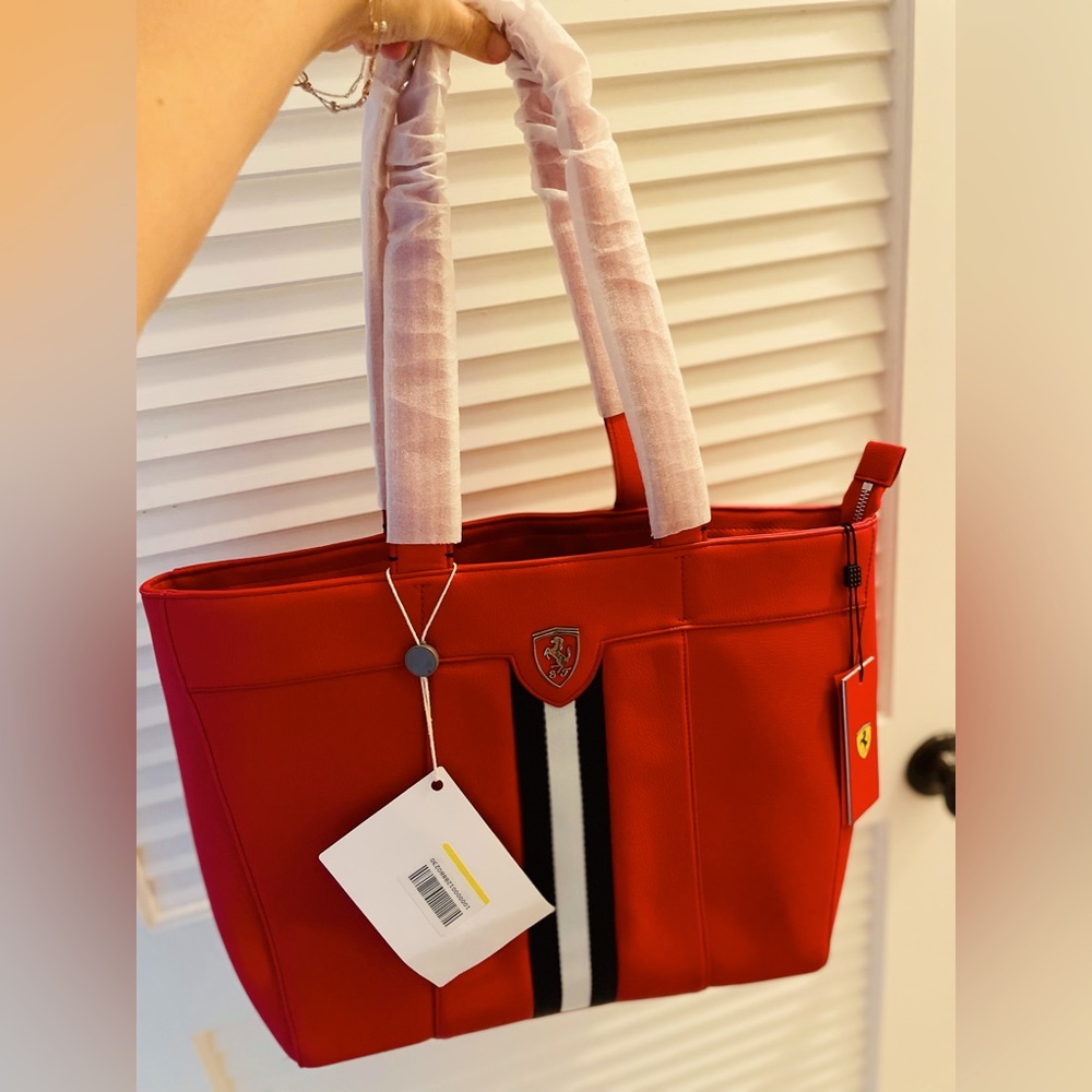 SOLD Ferrari Vegan Leather Shopping bag